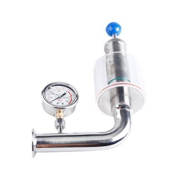 Sanitary Tri Clamp Adjustable Vaccum Safety Valve