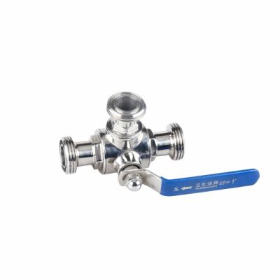 Sanitary 3-way thread Ball Valve