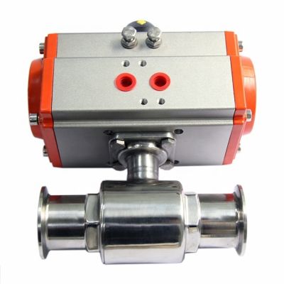 Pneumatic Actuator Tri Clamp Ball Valve